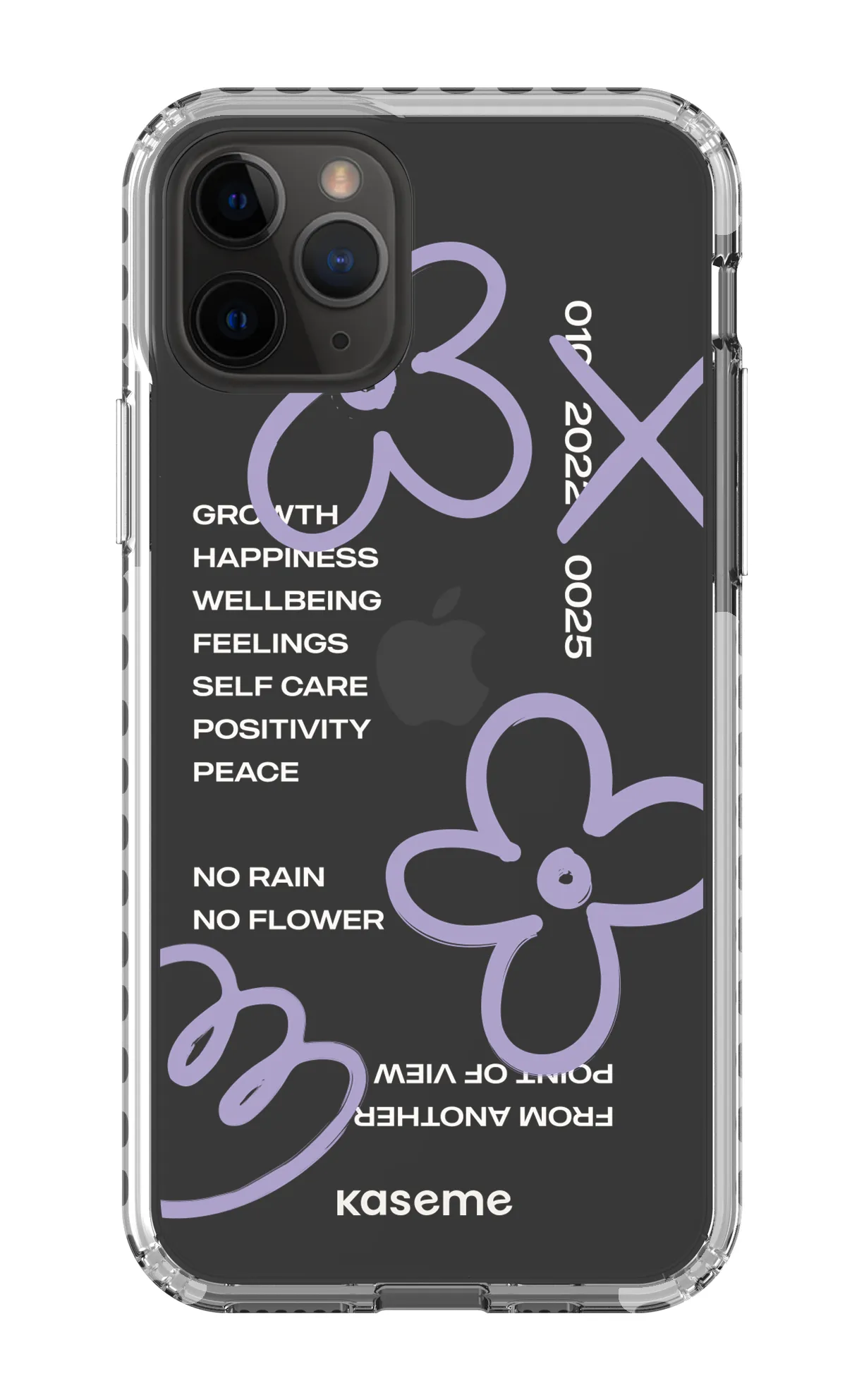 Feelings purple clear case