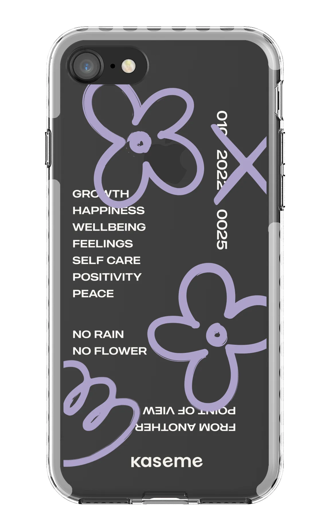 Feelings purple clear case