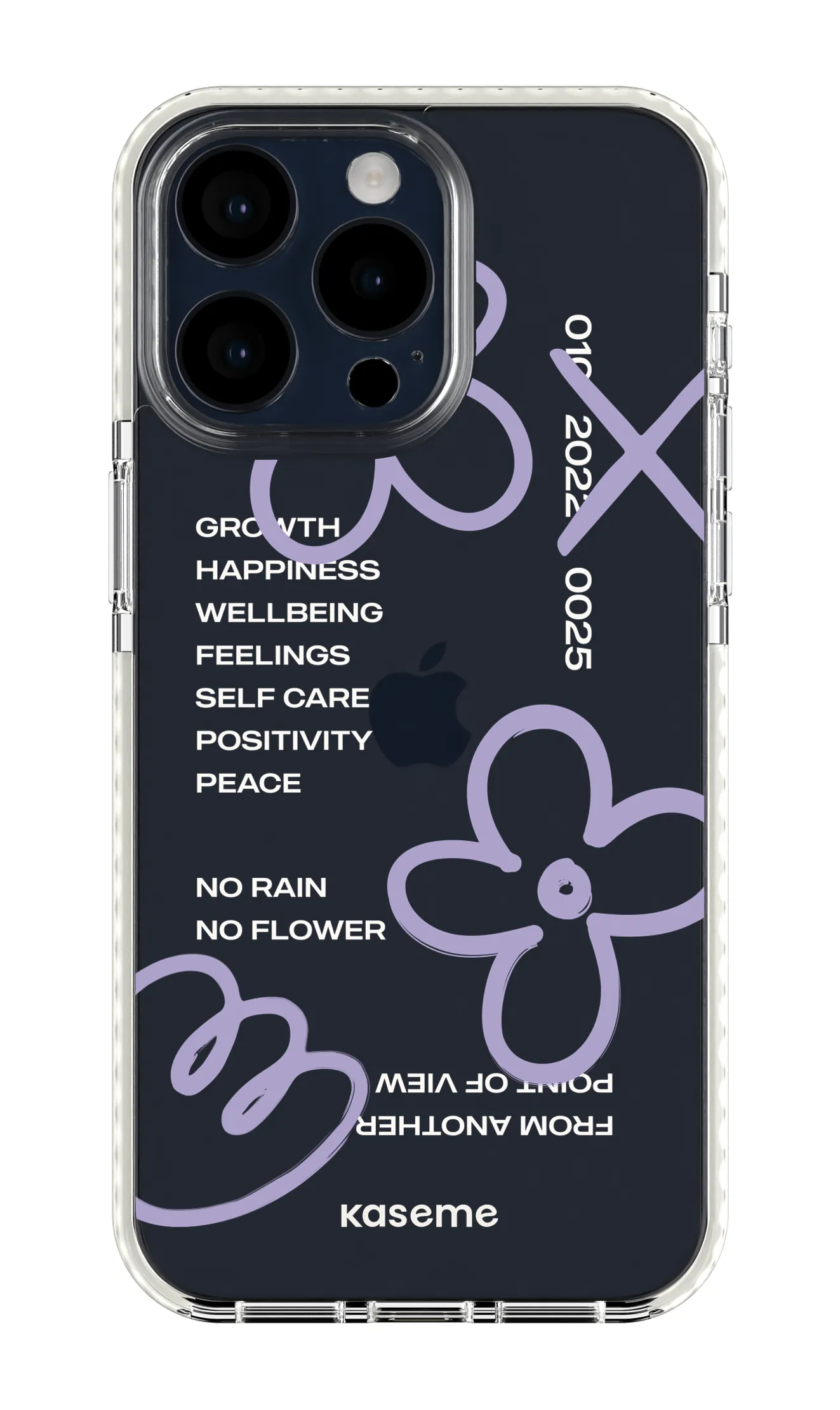 Feelings purple clear case