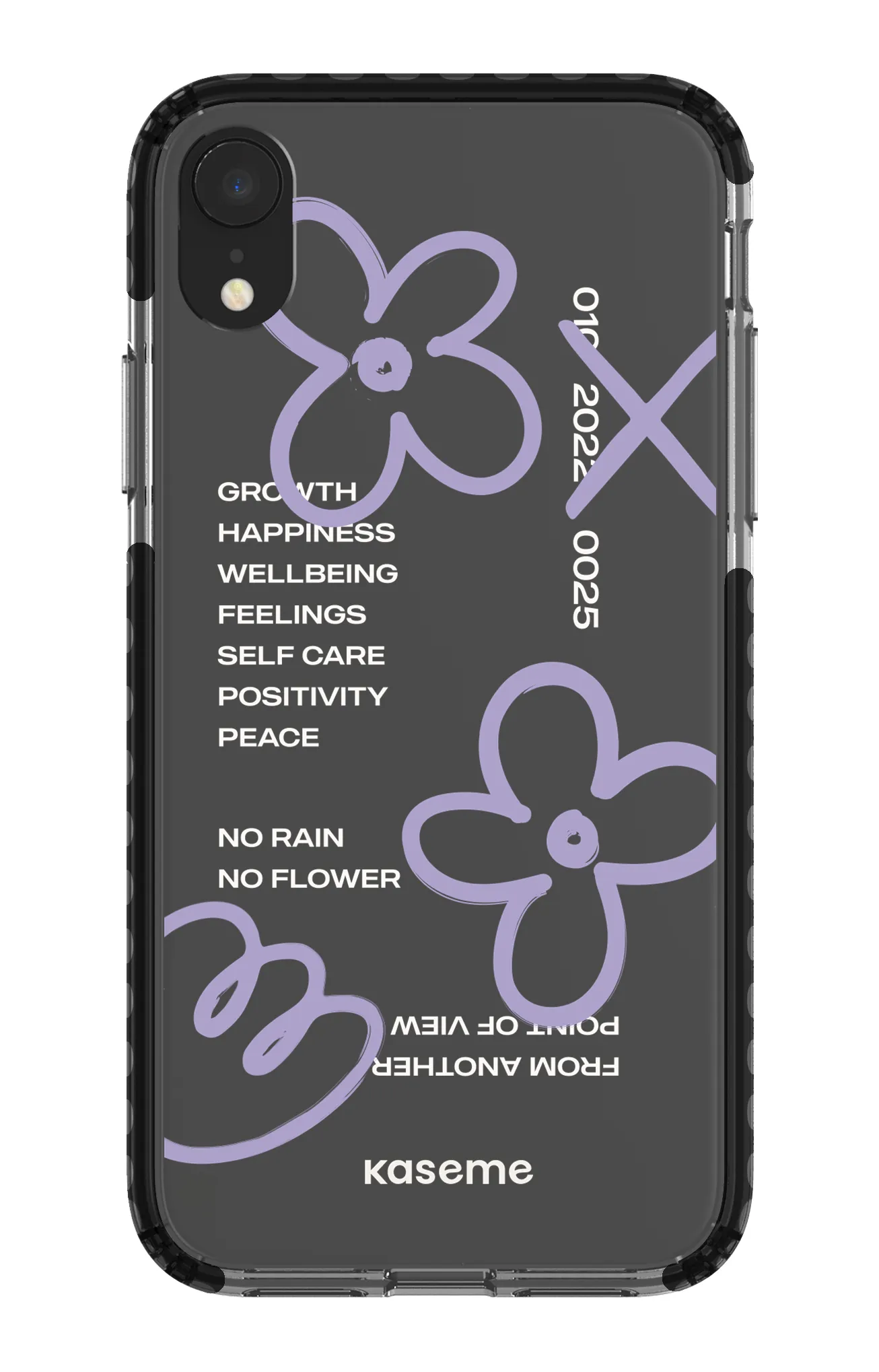 Feelings purple clear case