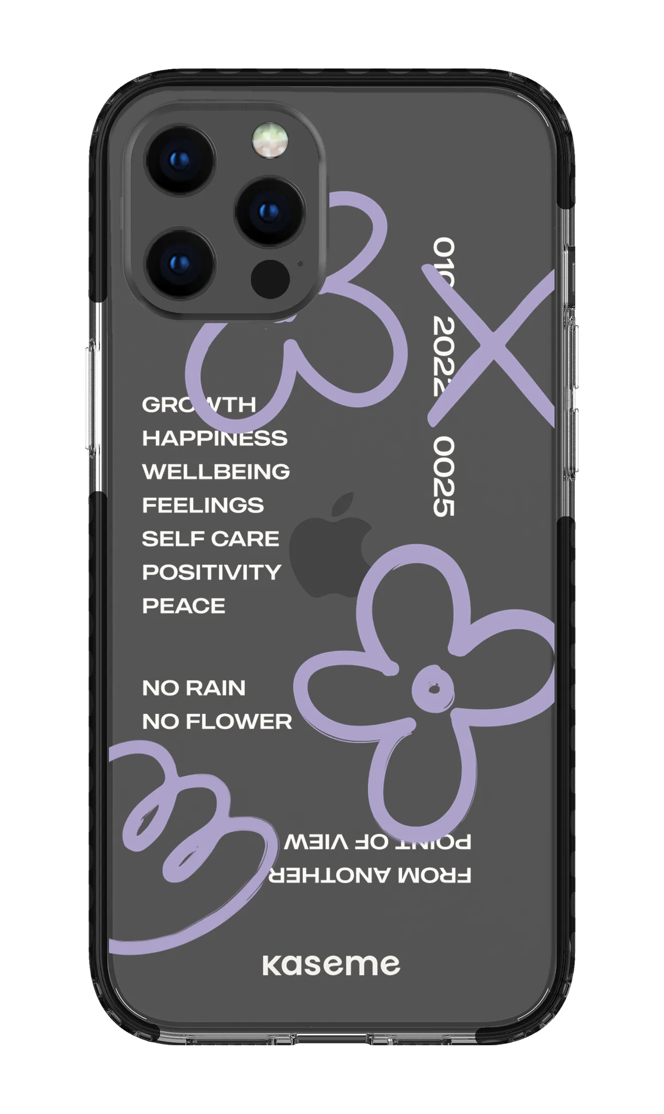 Feelings purple clear case