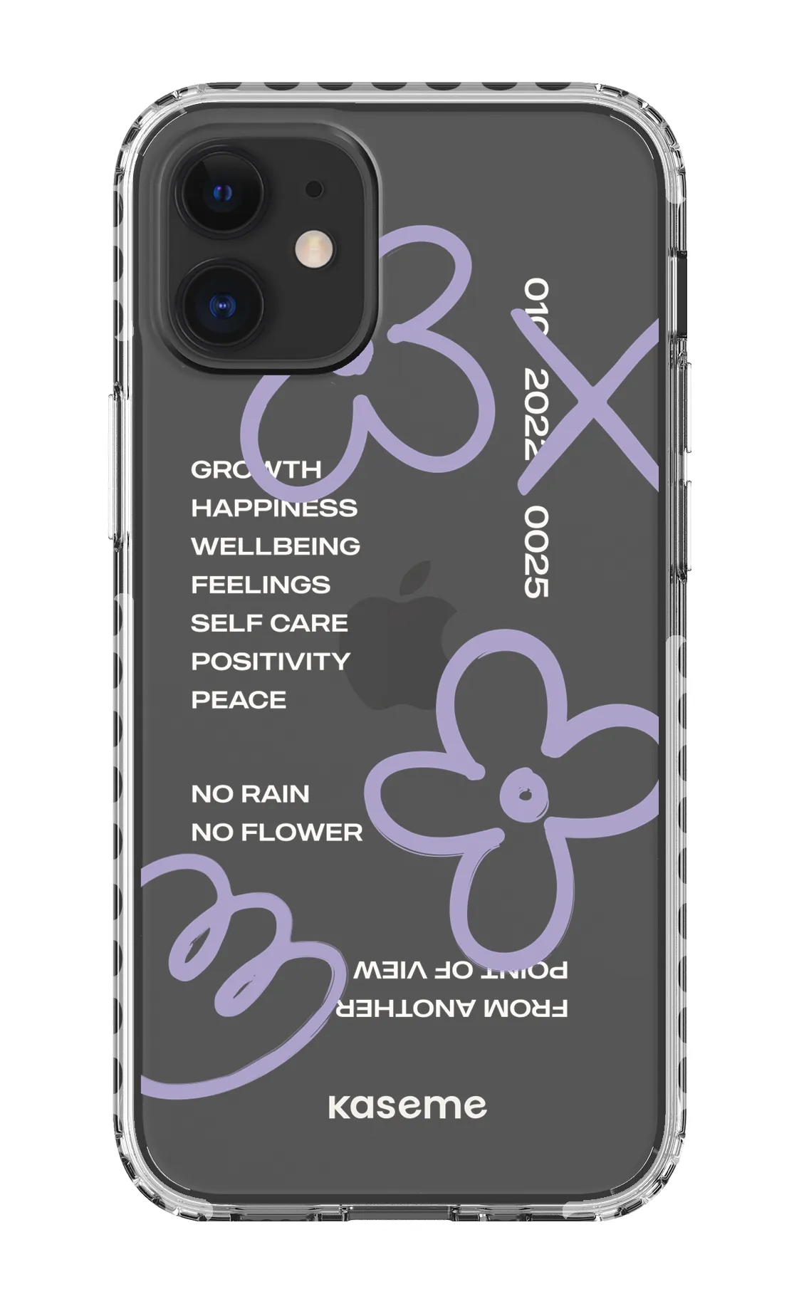 Feelings purple clear case