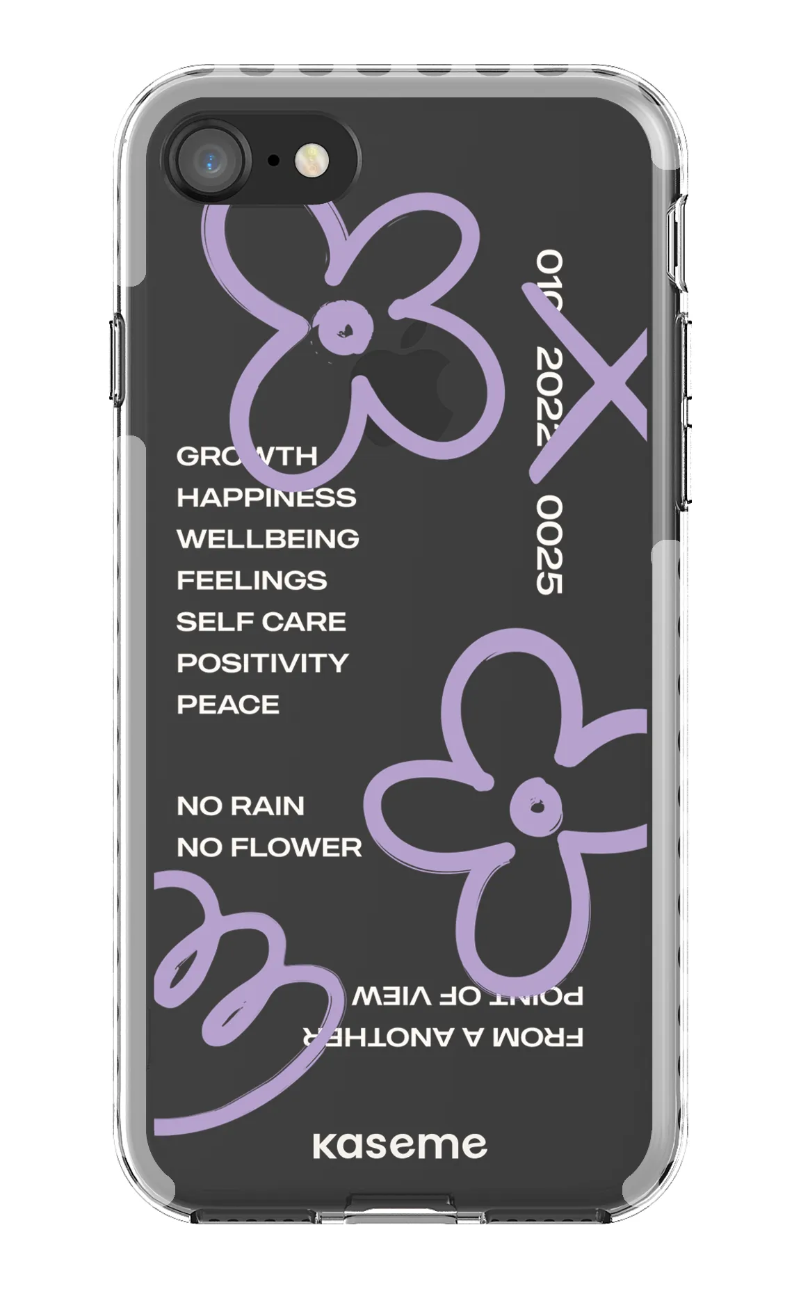 Feelings purple clear case