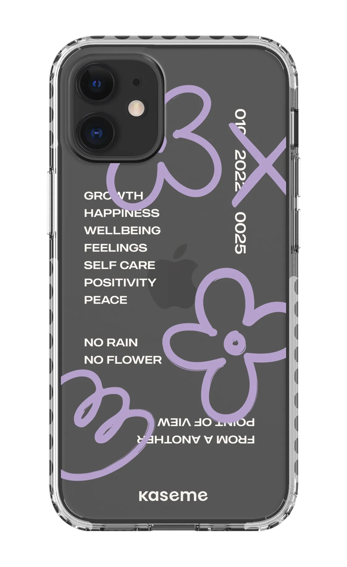 Feelings purple clear case