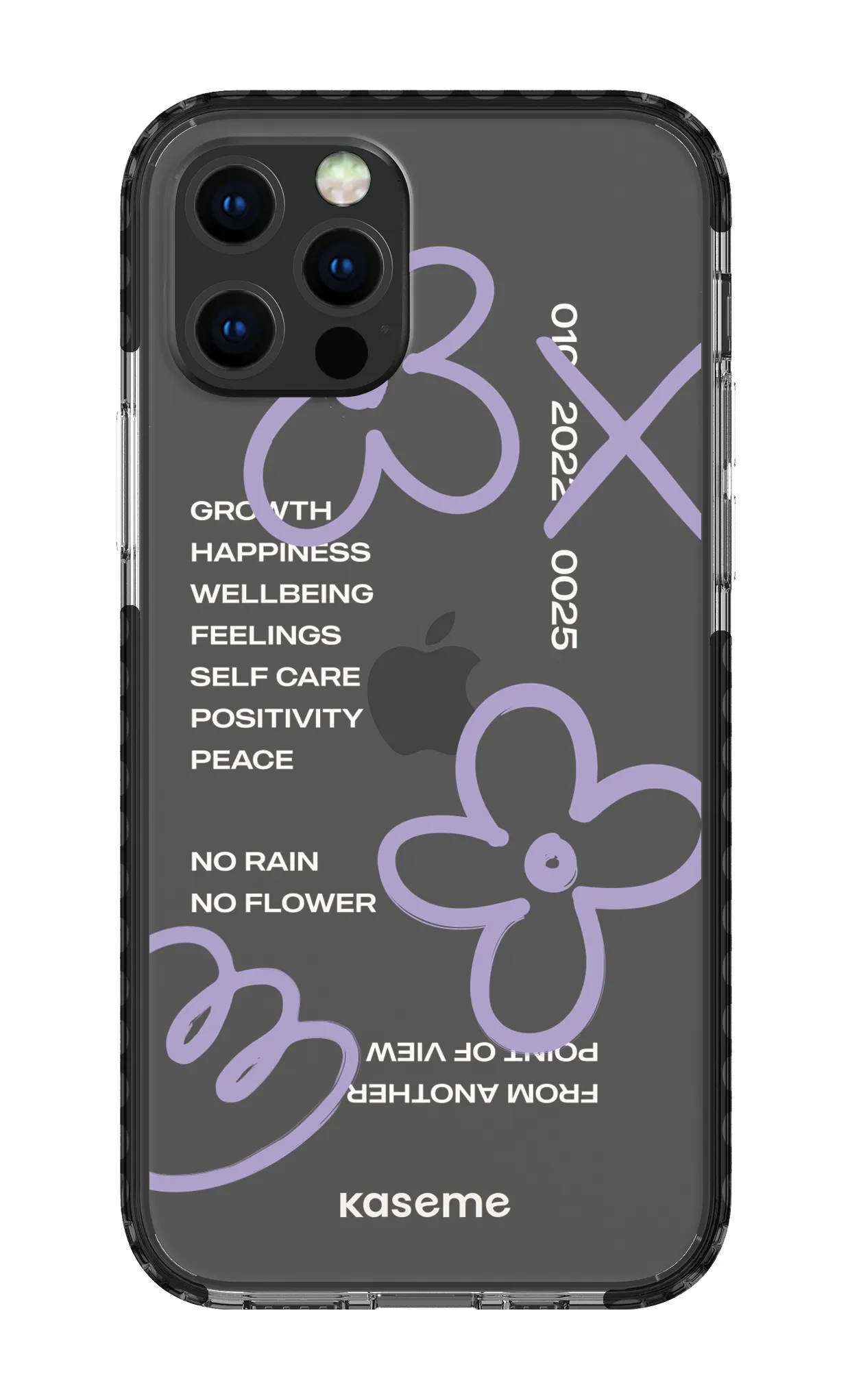 Feelings purple clear case