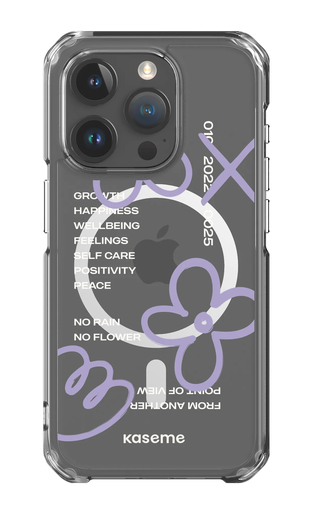 Feelings purple clear case