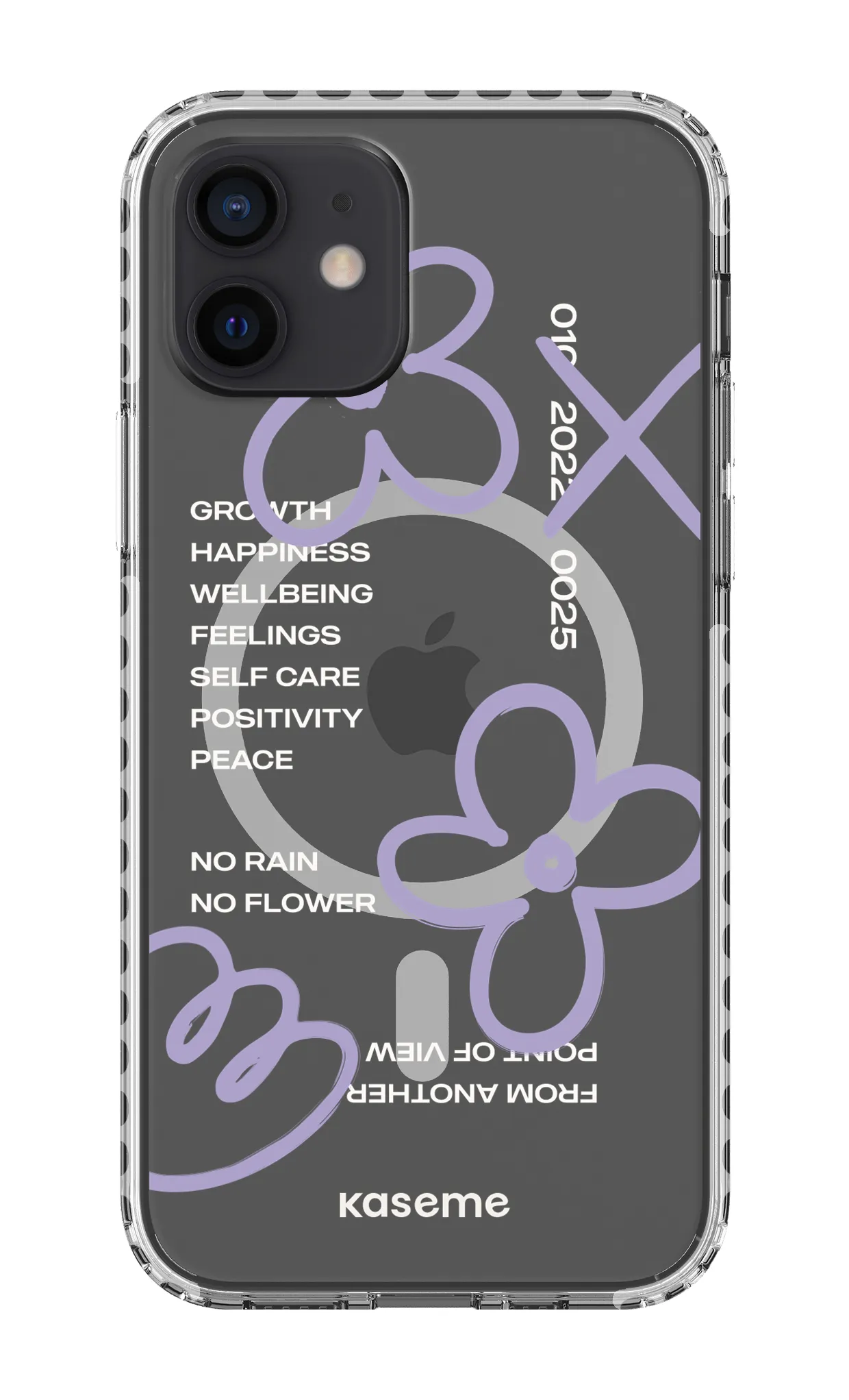 Feelings purple clear case