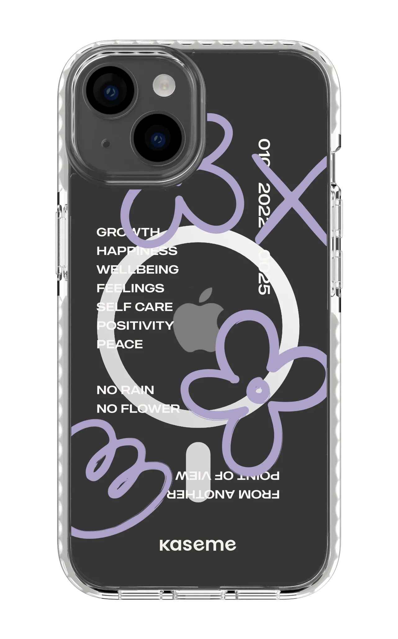 Feelings purple clear case