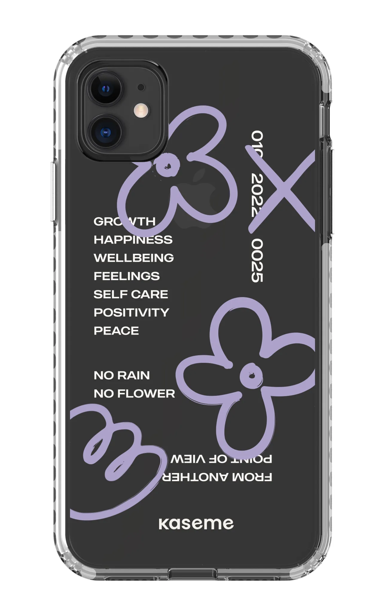 Feelings purple clear case