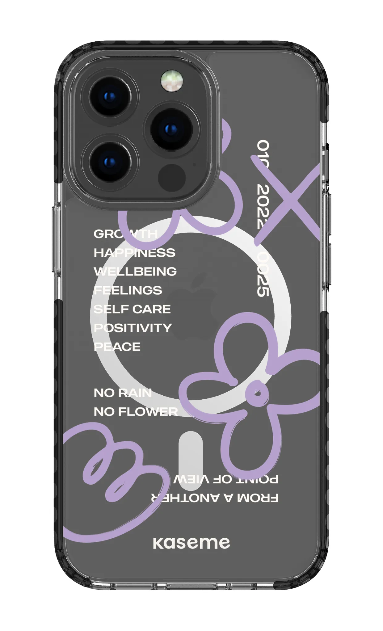 Feelings purple clear case