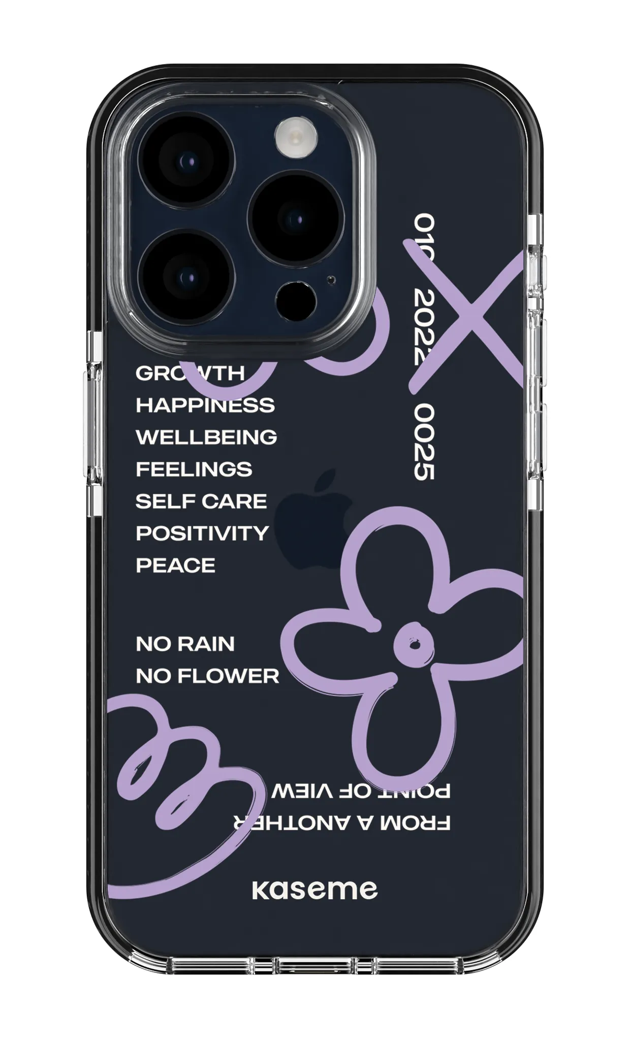 Feelings purple clear case