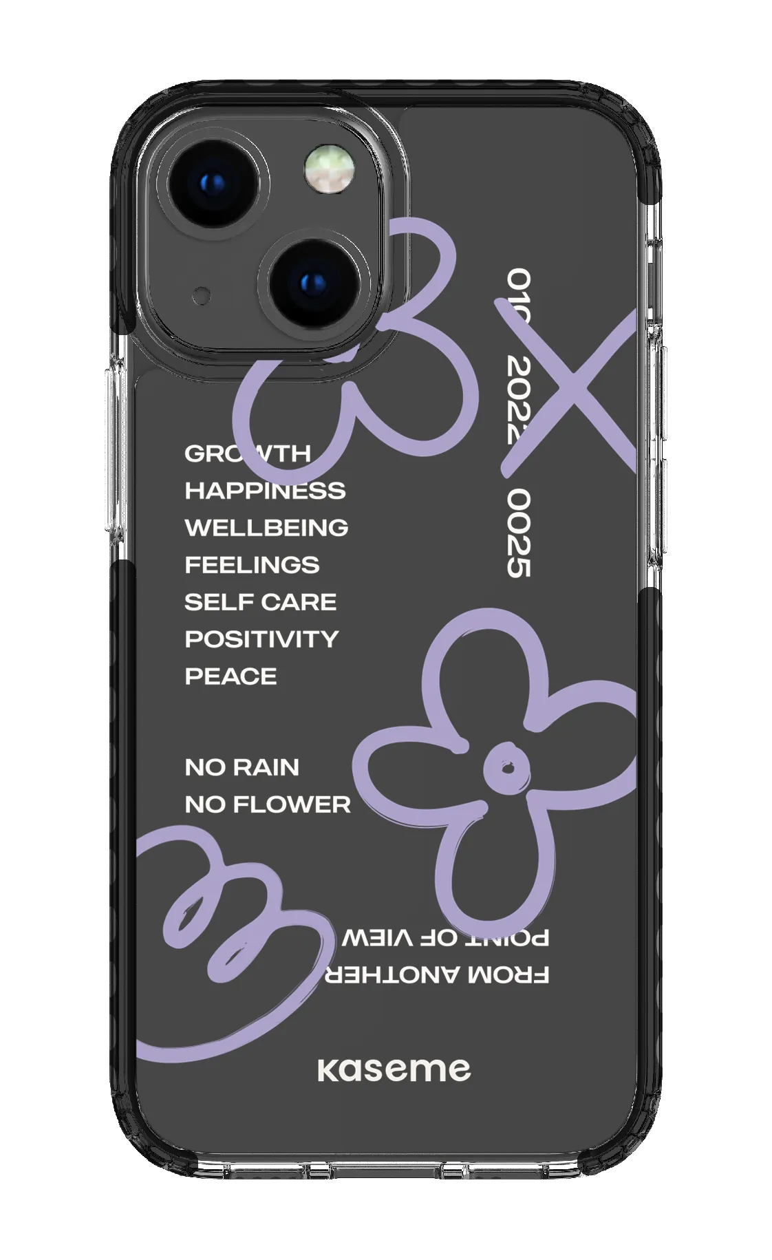 Feelings purple clear case