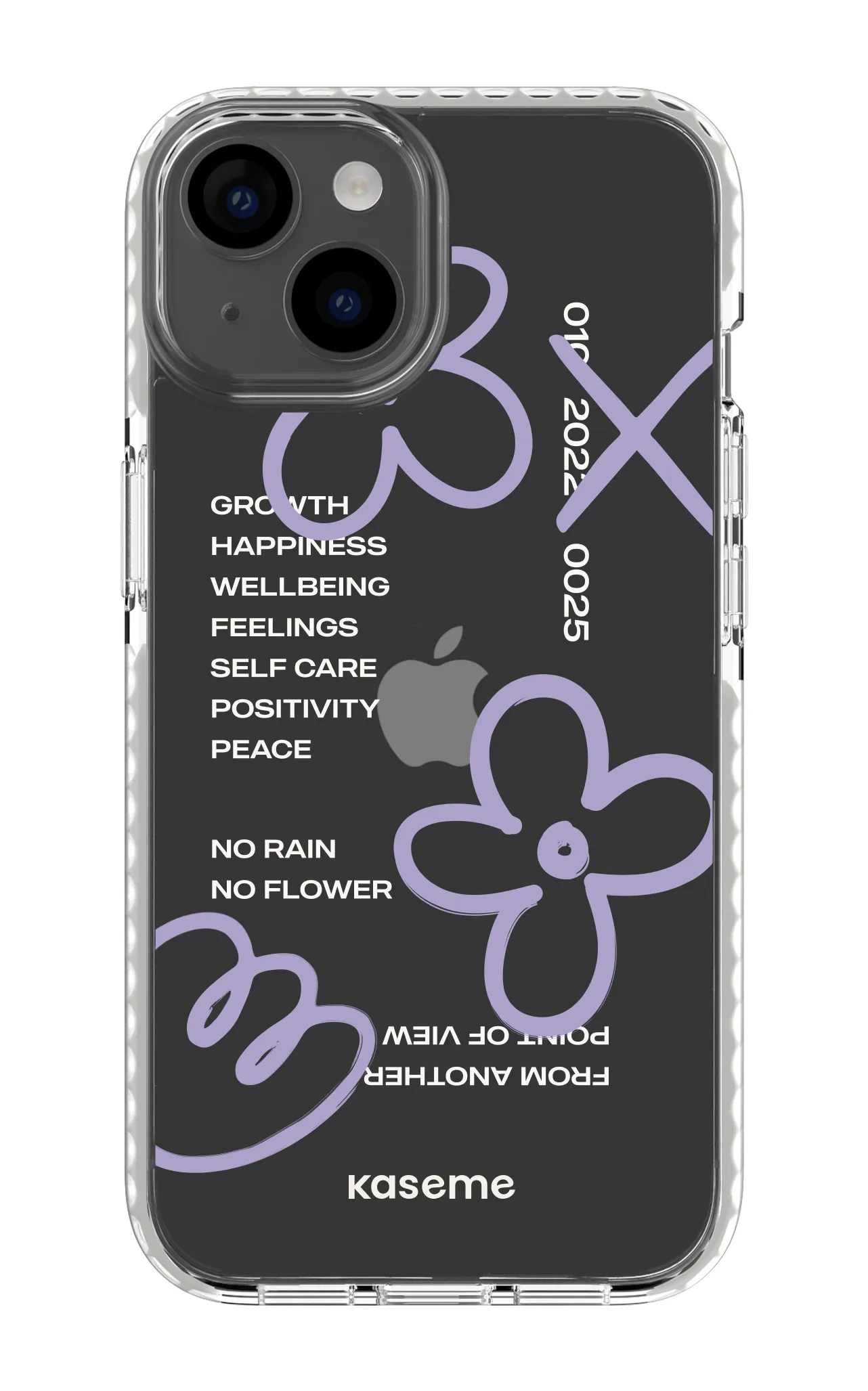 Feelings purple clear case