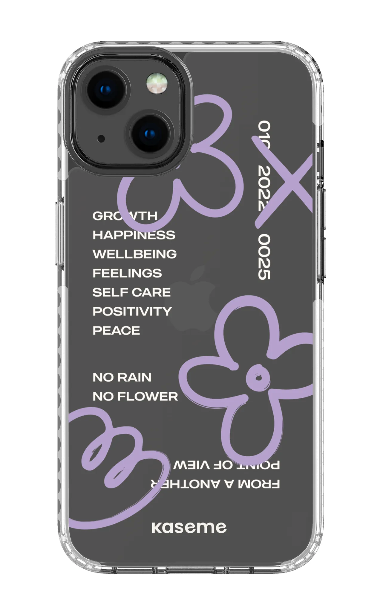 Feelings purple clear case