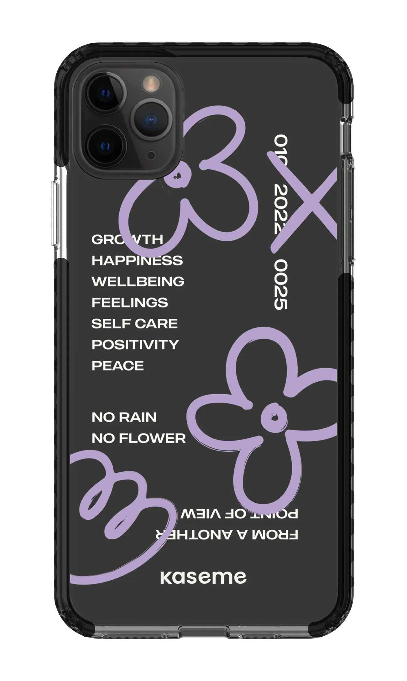 Feelings purple clear case