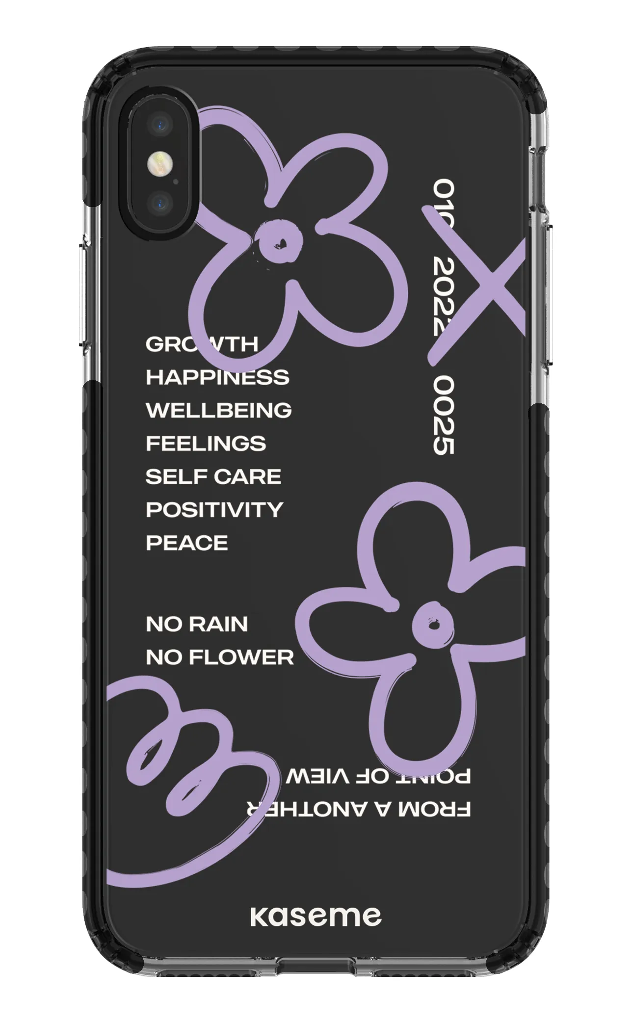 Feelings purple clear case