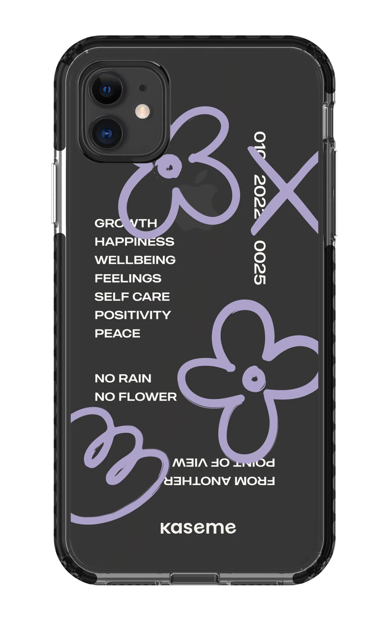 Feelings purple clear case