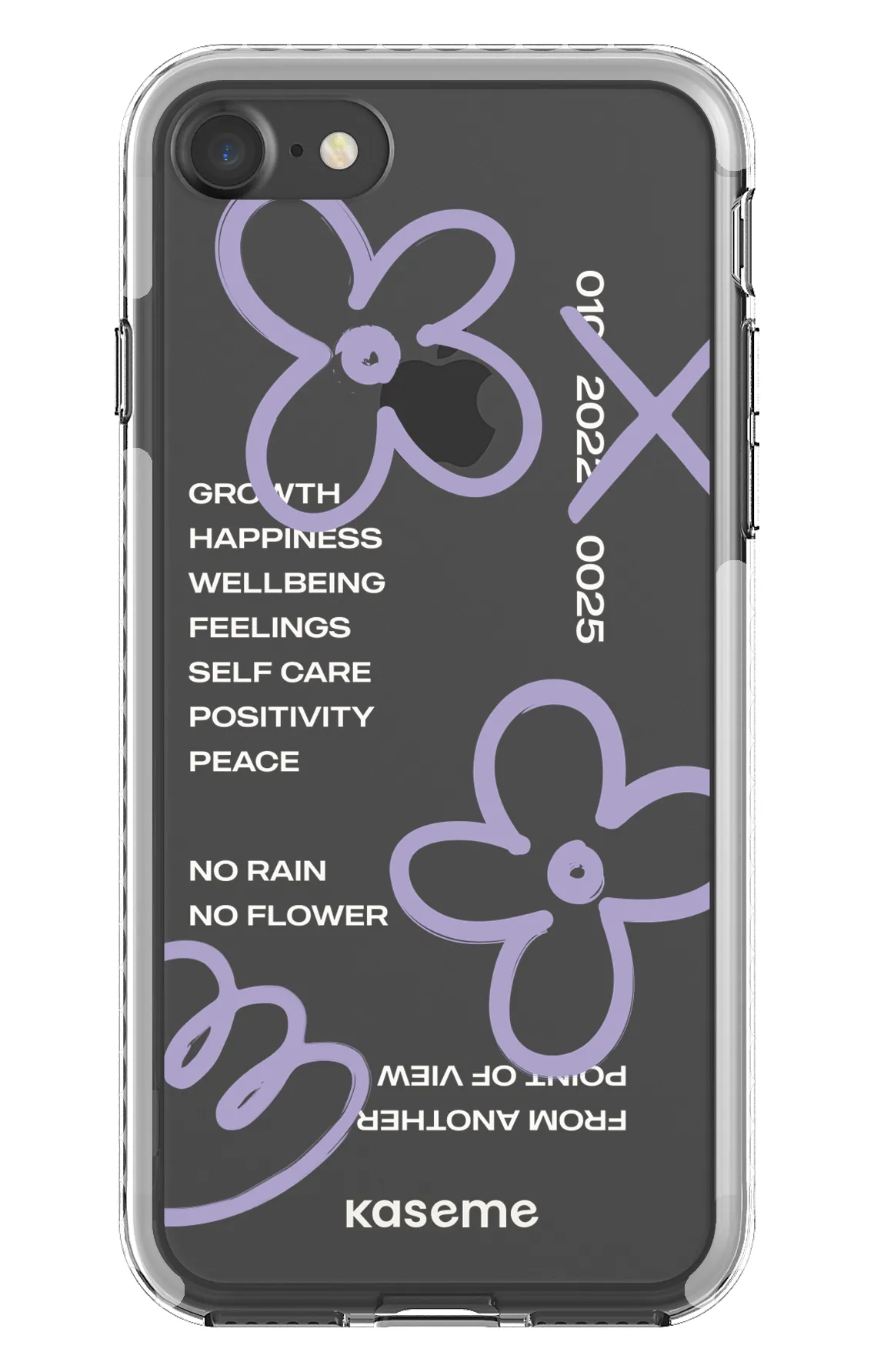 Feelings purple clear case