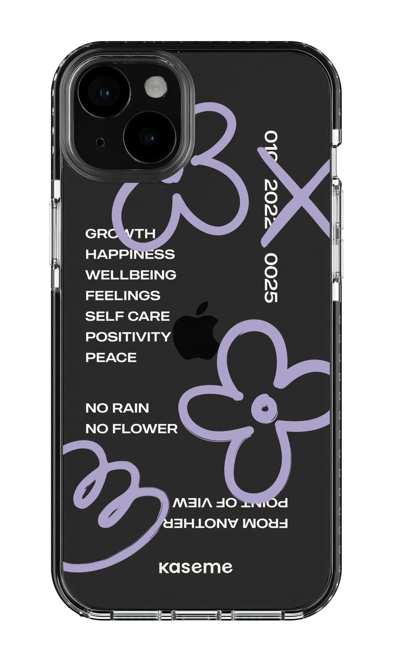 Feelings purple clear case