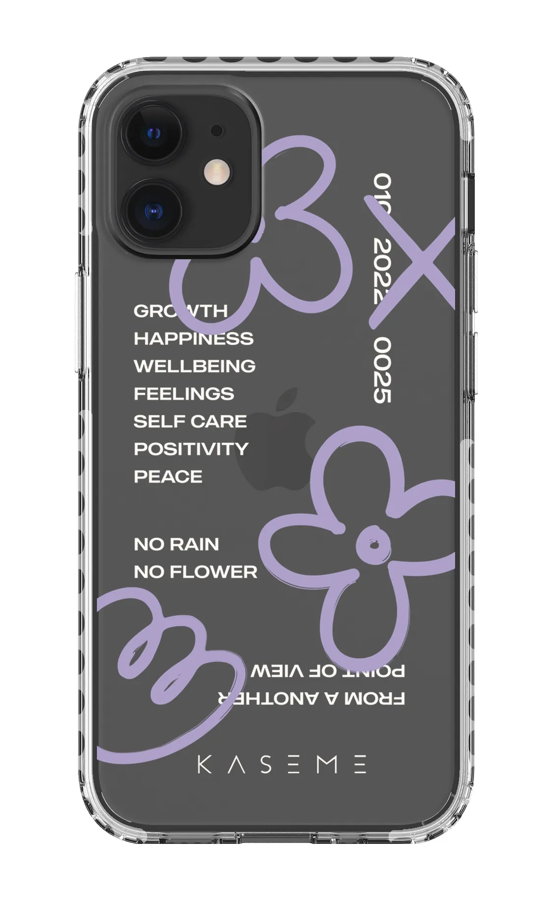 Feelings purple clear case