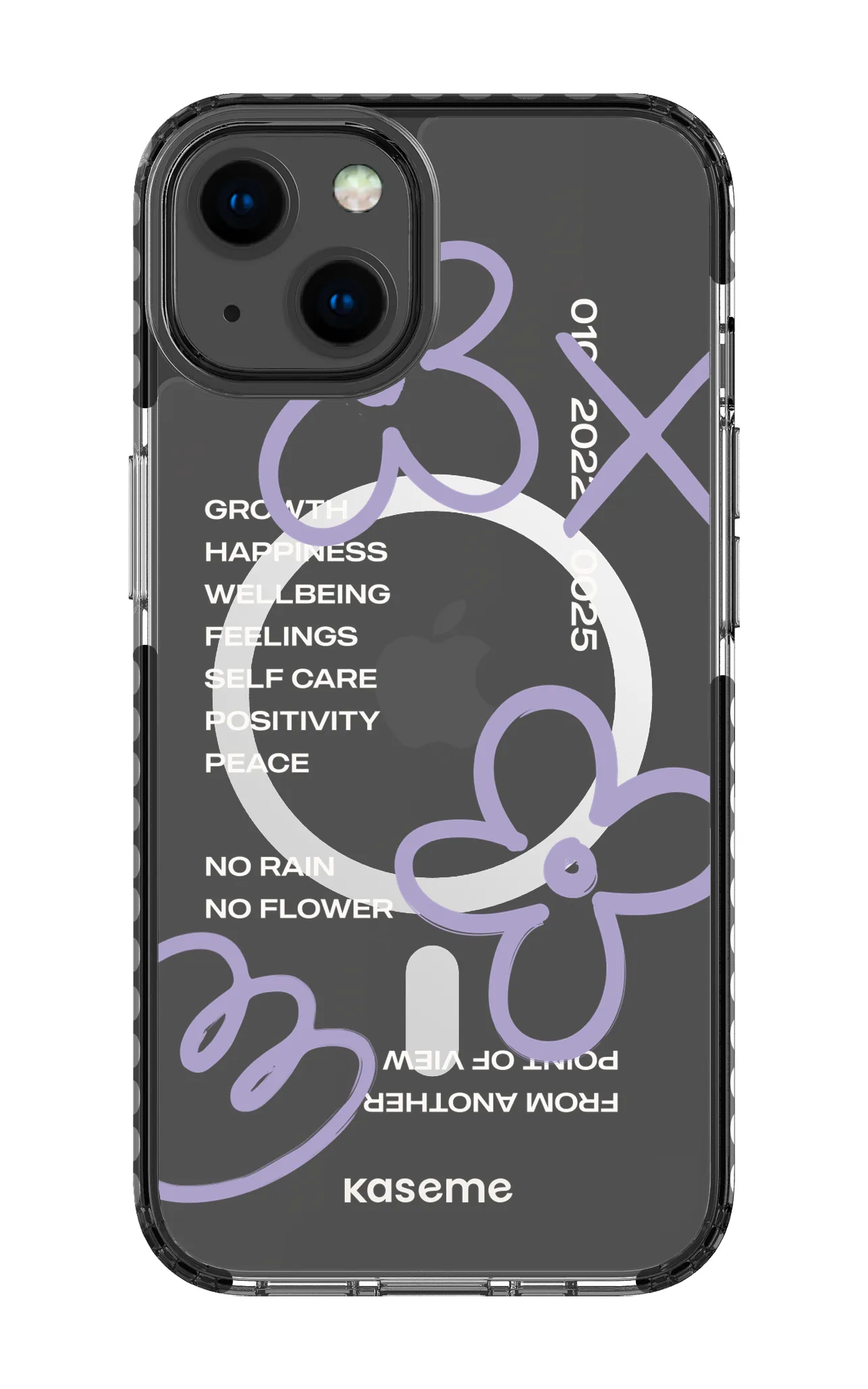 Feelings purple clear case