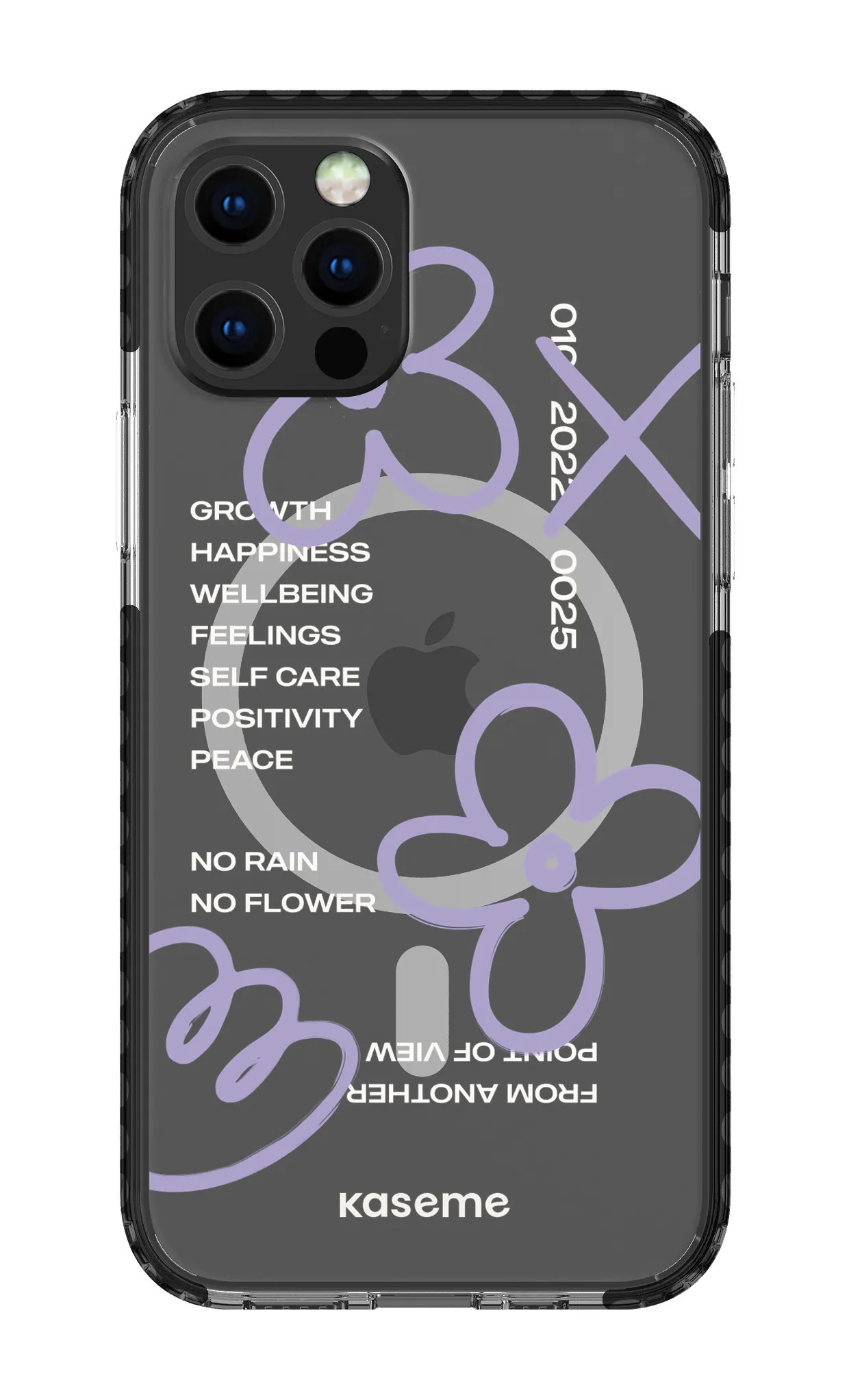 Feelings purple clear case