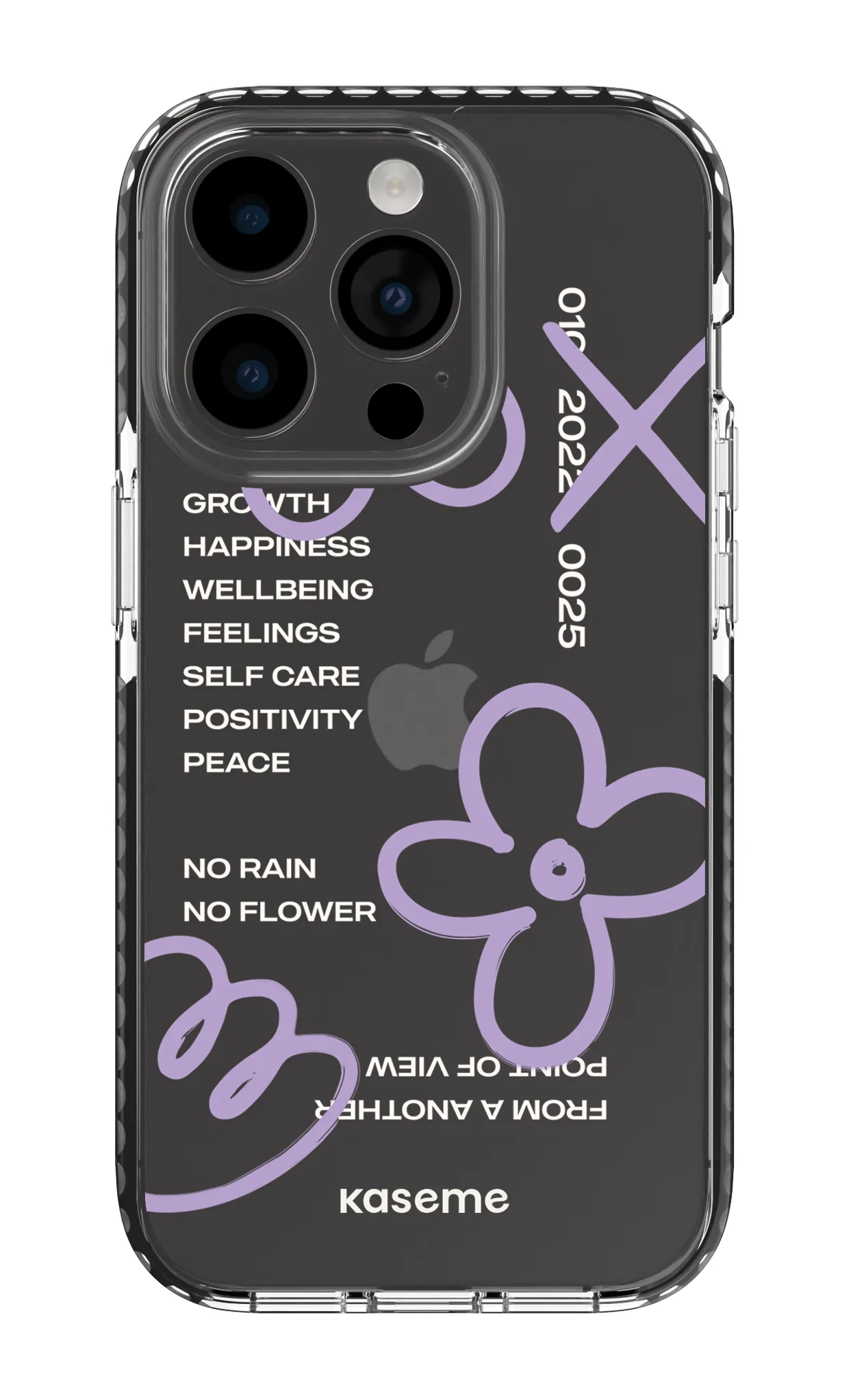 Feelings purple clear case