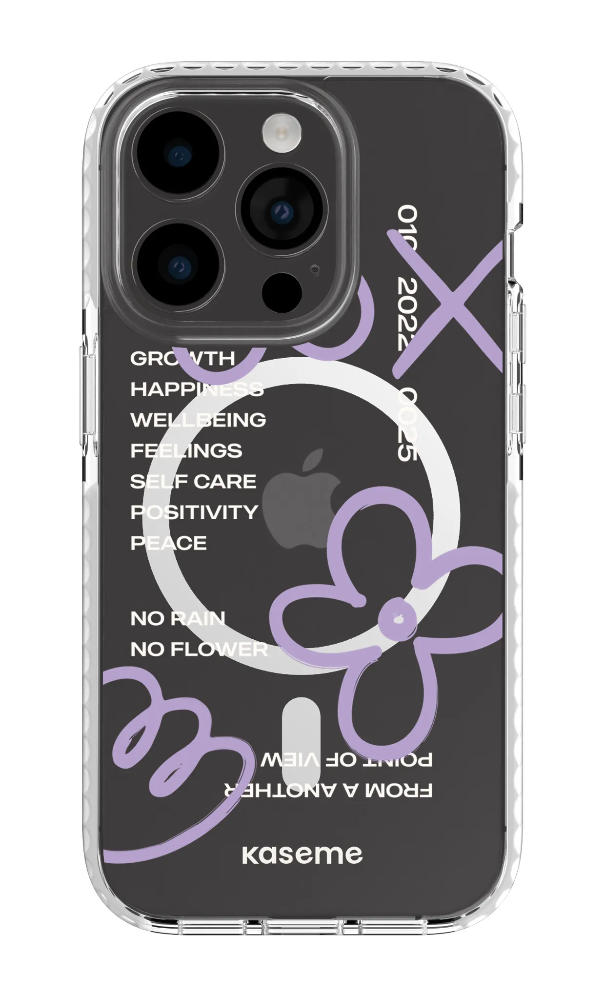 Feelings purple clear case