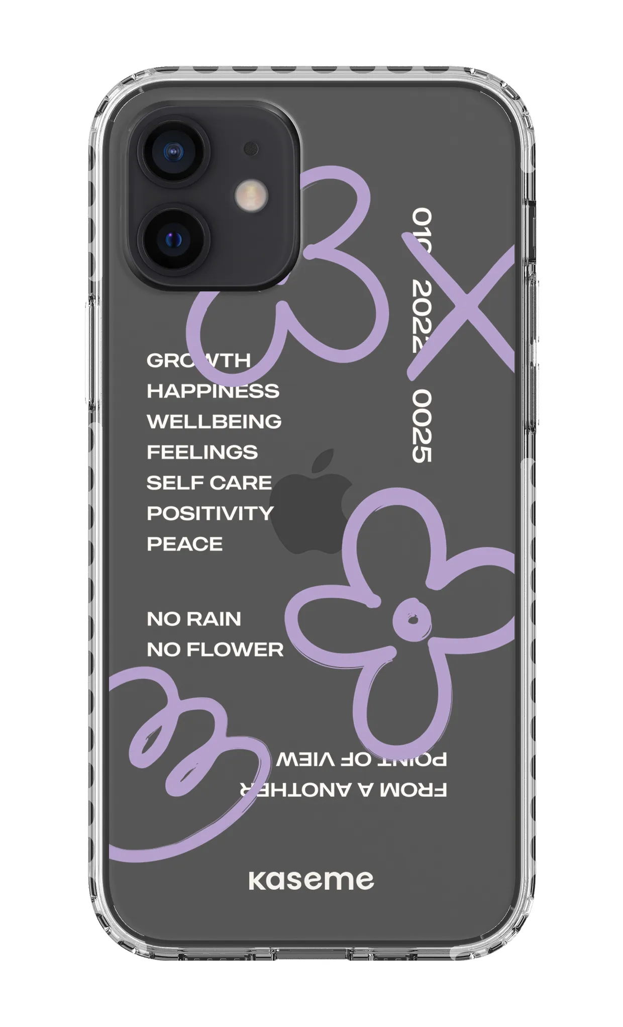 Feelings purple clear case