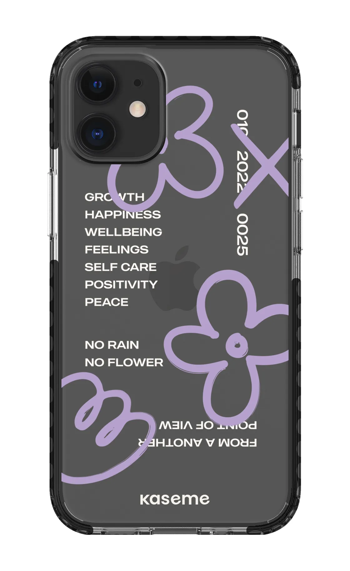 Feelings purple clear case