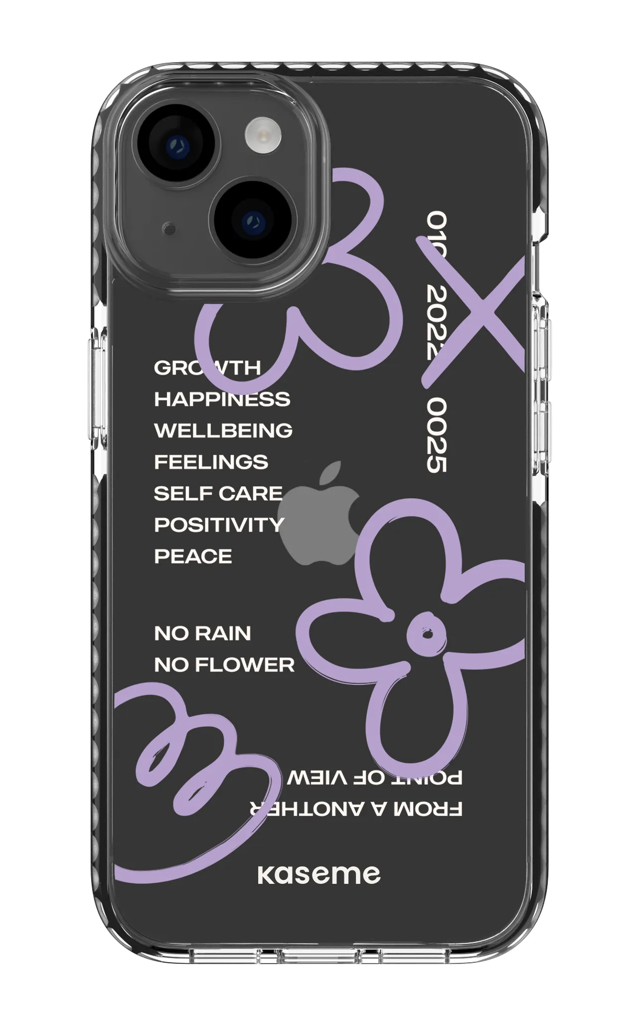 Feelings purple clear case