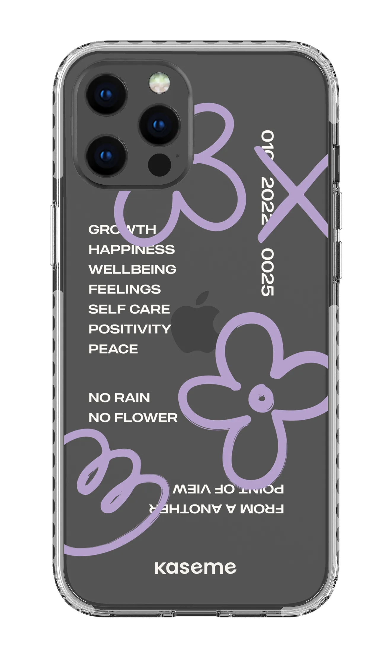 Feelings purple clear case