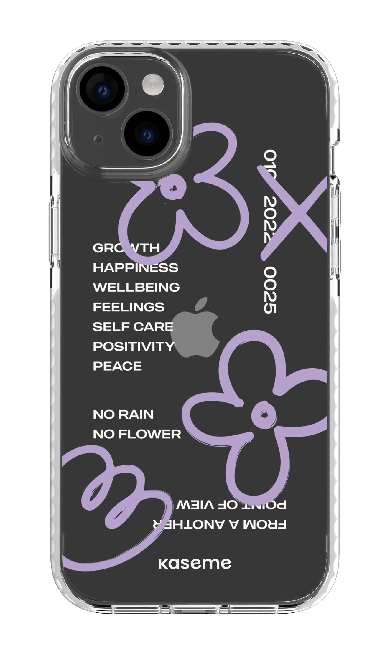 Feelings purple clear case