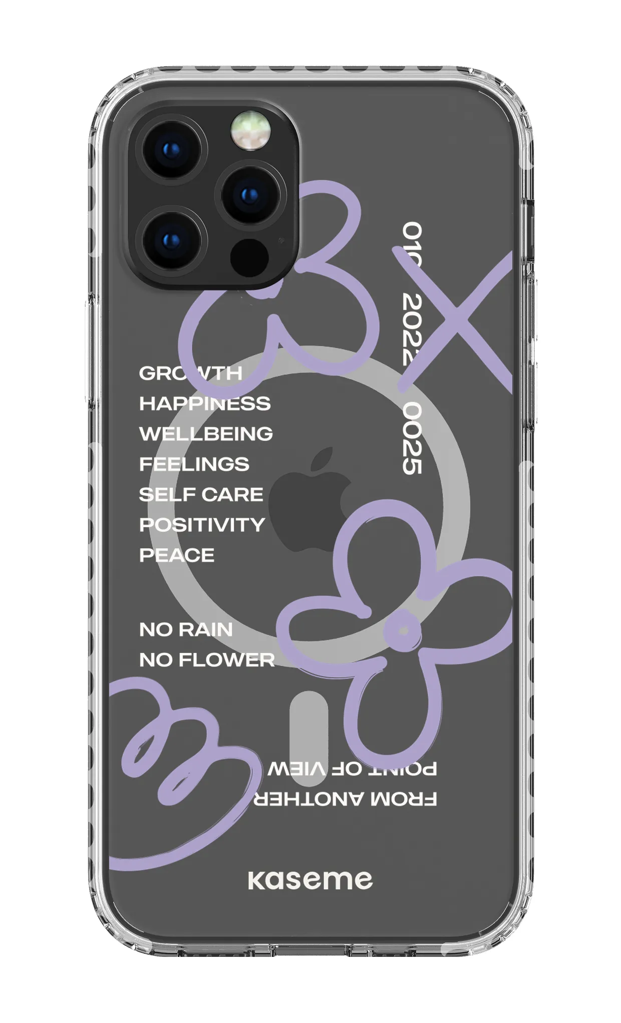 Feelings purple clear case