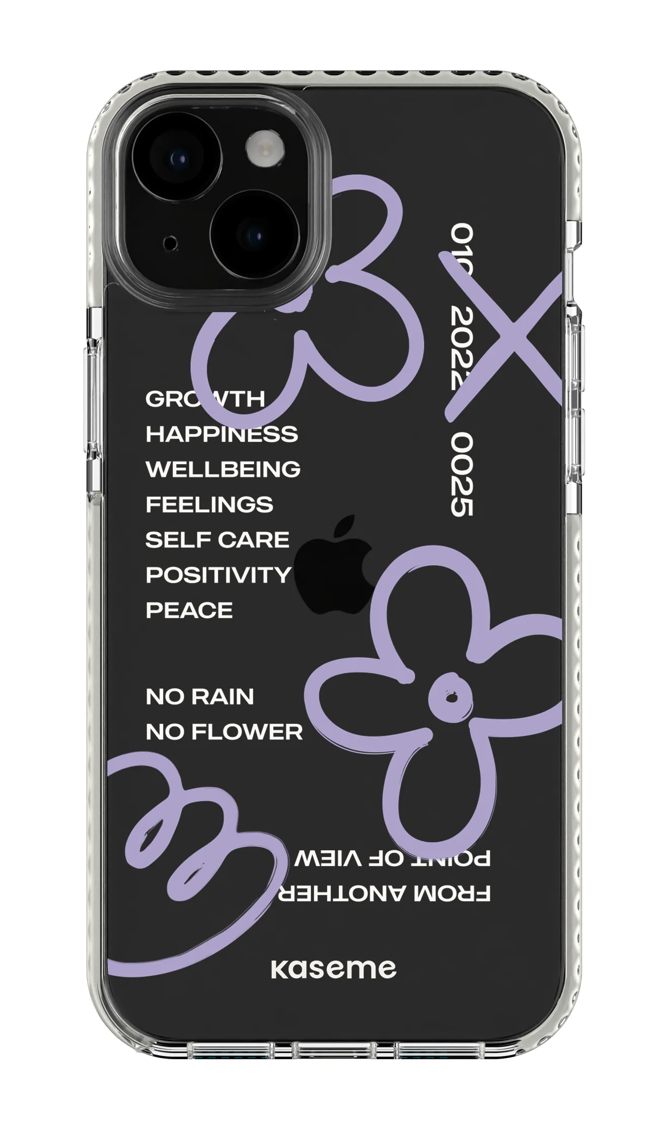 Feelings purple clear case