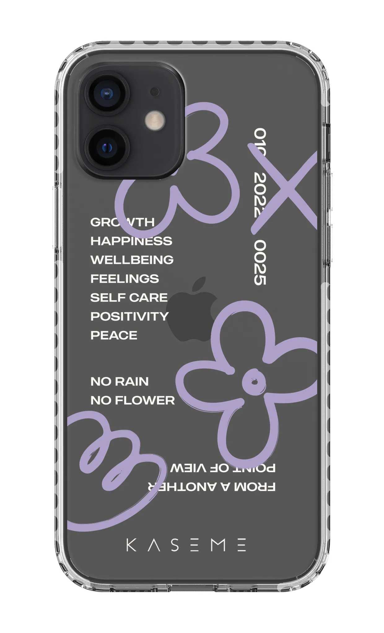 Feelings purple clear case