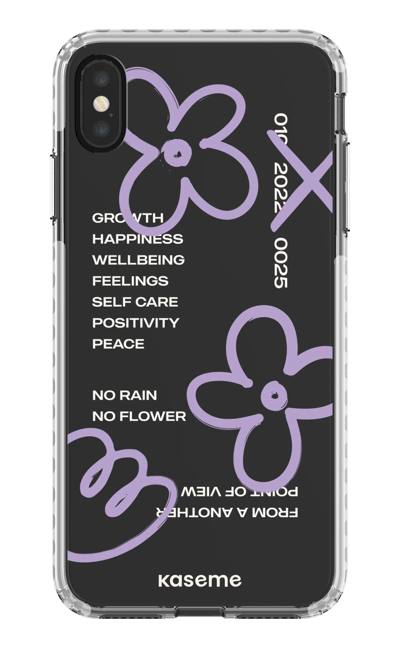 Feelings purple clear case