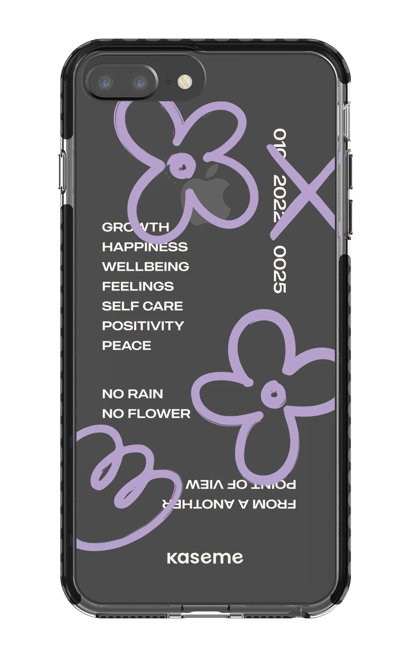 Feelings purple clear case