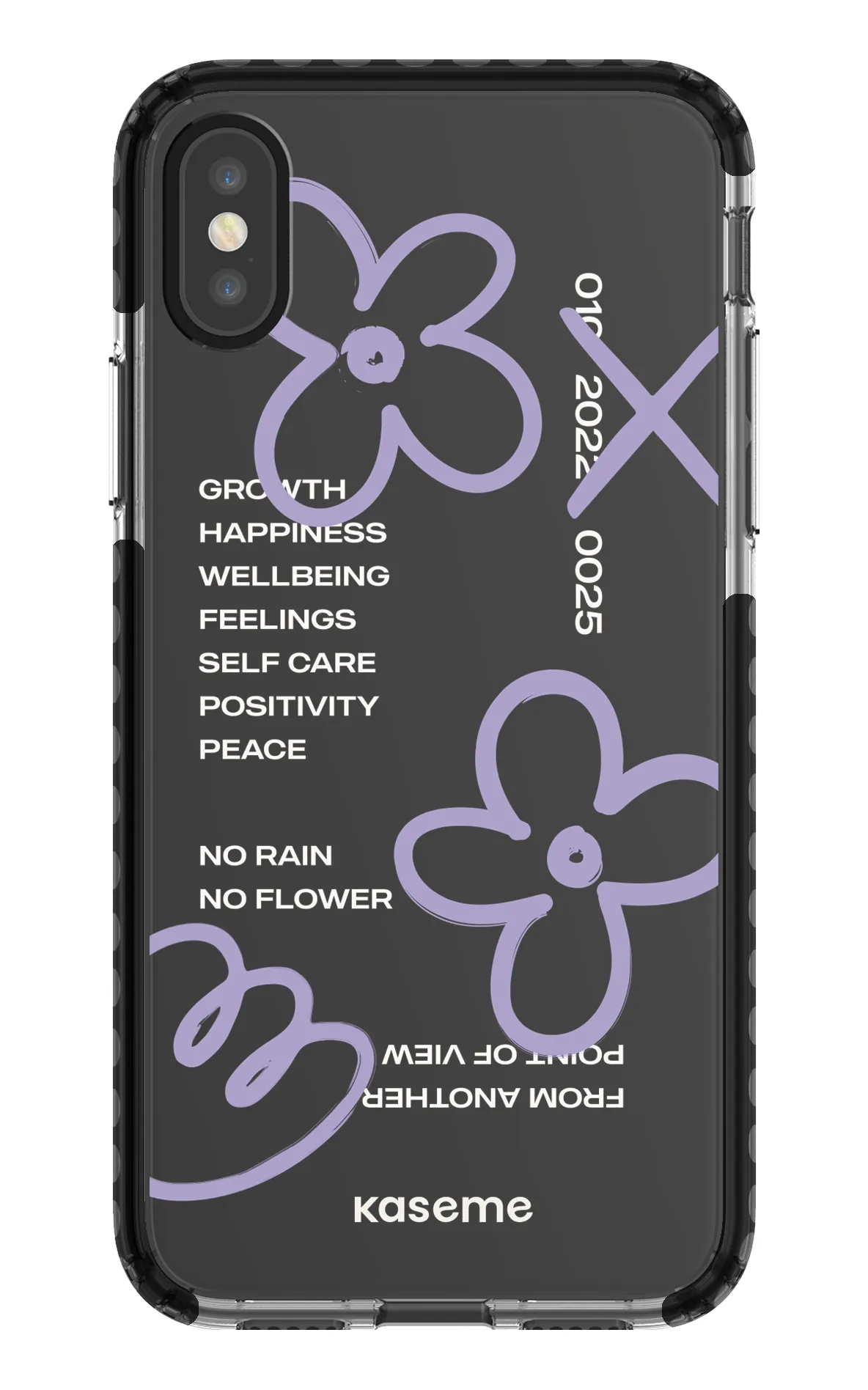 Feelings purple clear case