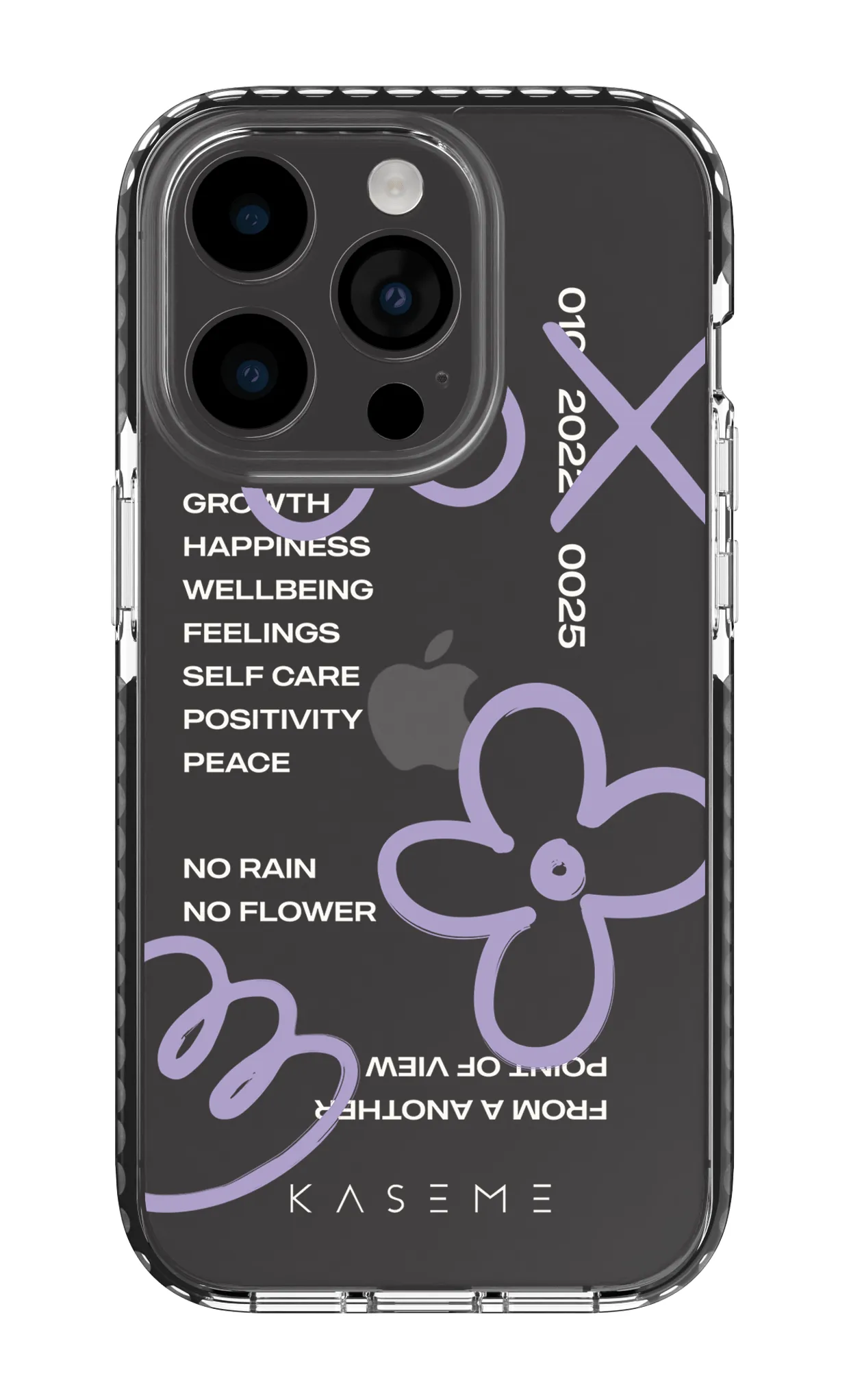 Feelings purple clear case