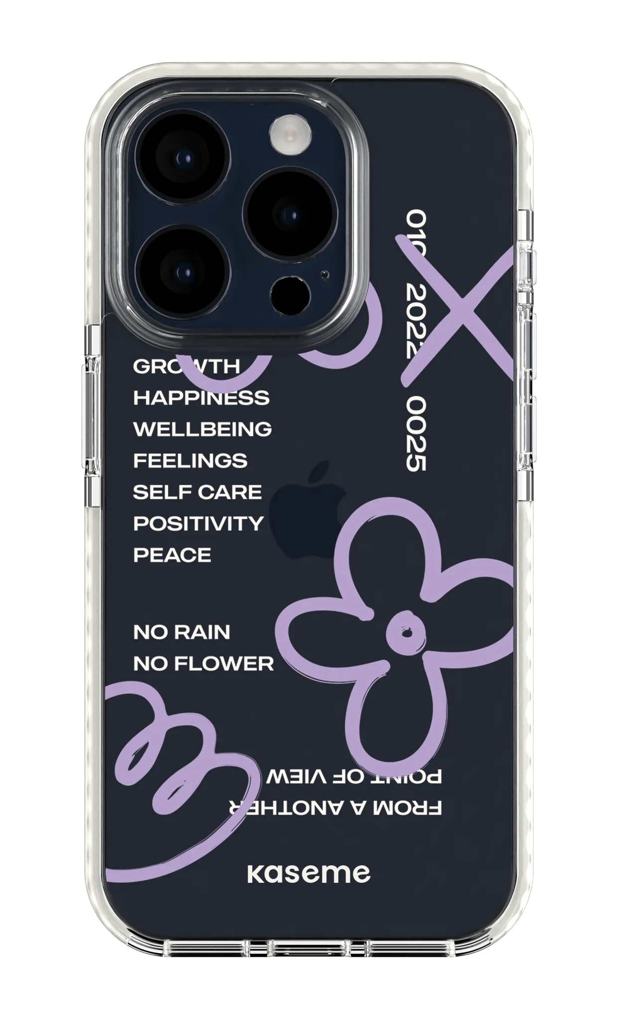 Feelings purple clear case