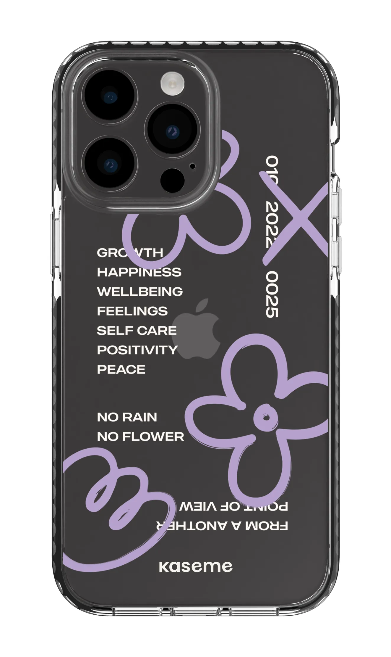 Feelings purple clear case