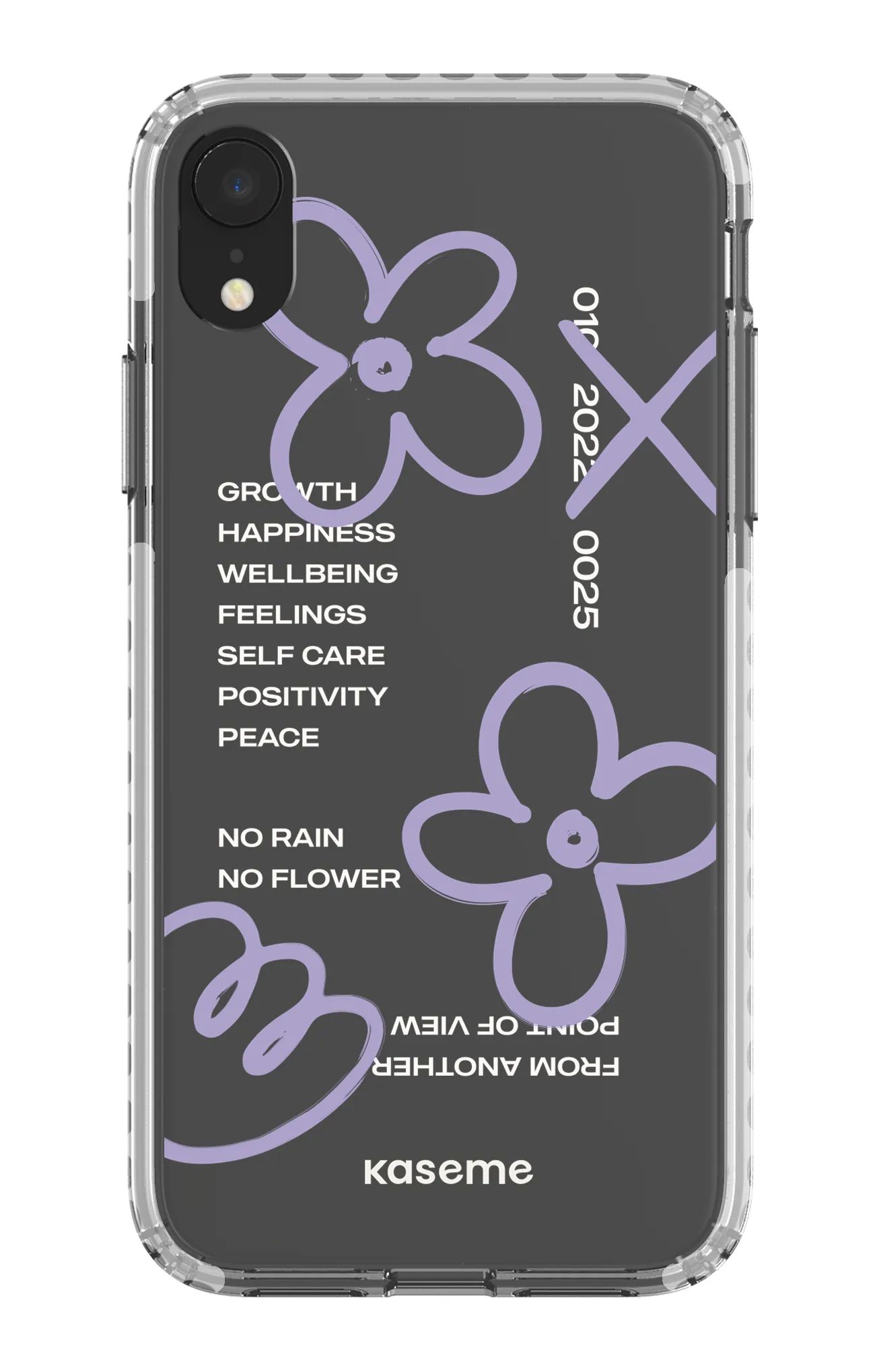 Feelings purple clear case