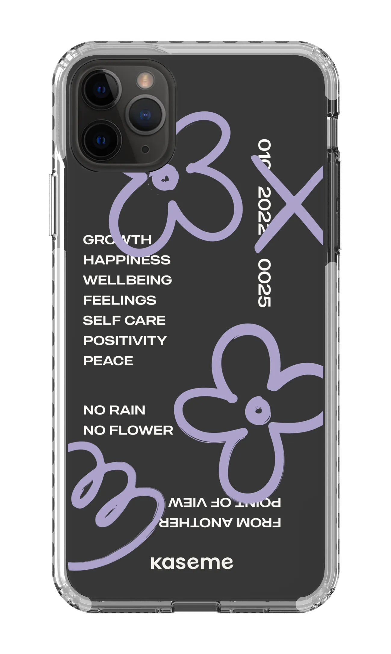 Feelings purple clear case