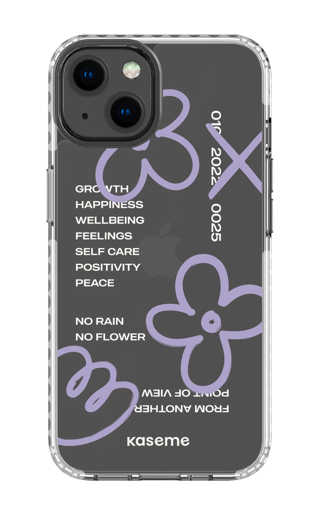 Feelings purple clear case