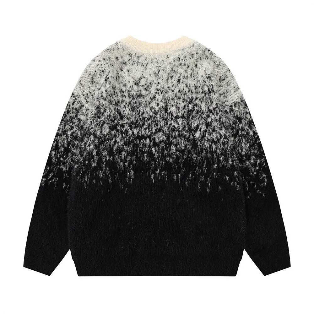 Galaxy Glimmer | Gradient Star Graphic Jumper