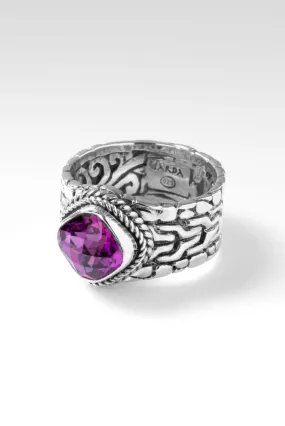 Generosity Prospers Ring II™ in Magenta Lab Created Sapphire