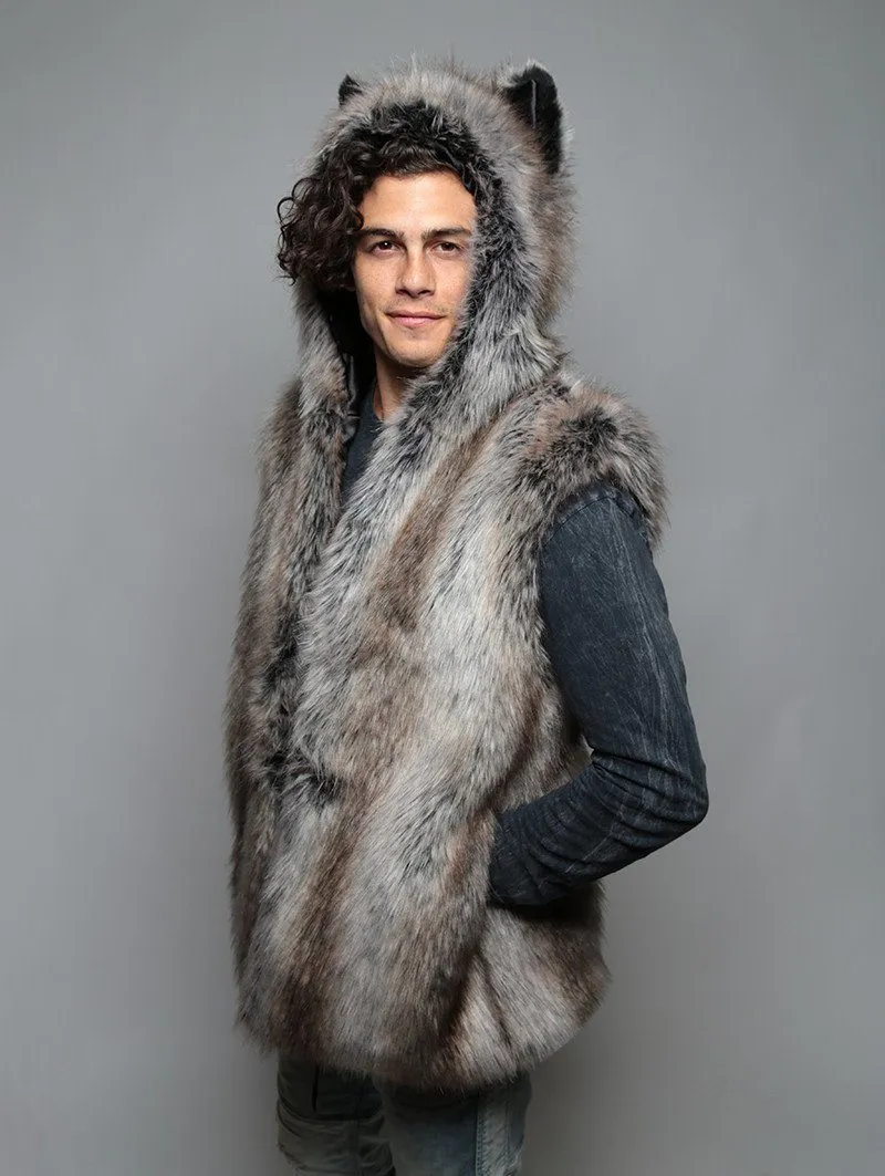 Grey Wolf Vest SpiritHood