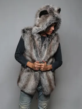 Grey Wolf Vest SpiritHood