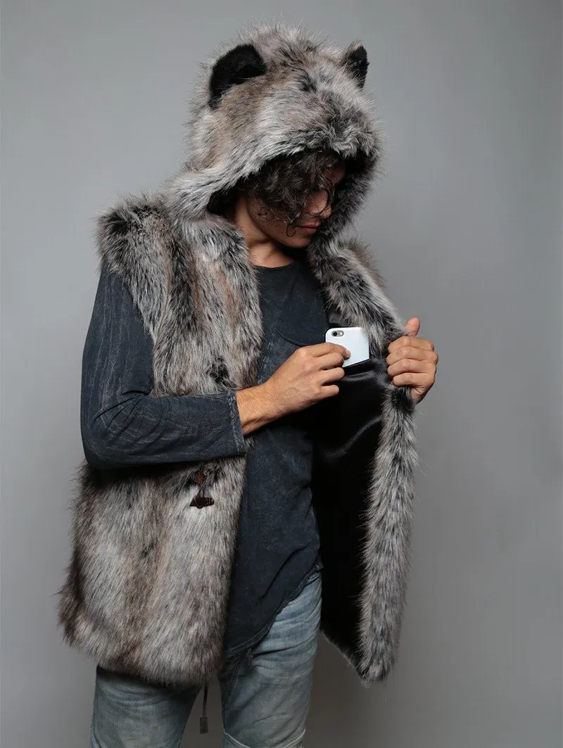 Grey Wolf Vest SpiritHood